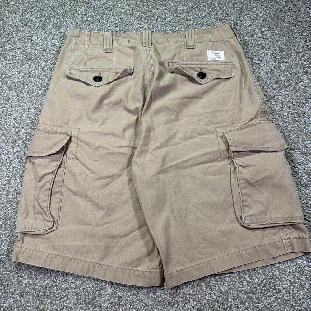 Polo Ralph Lauren Military Cargo Shorts Drill Utility Size 32 Waist /10'